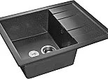 Мойка GranFest Quadro 650L 1 чаша с крылом 650*500мм графит