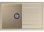 Мойка GRANFEST QUADRO 780L 1 чаша с крылом 770*495 кашемир