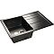 Мойка GranFest Quadro 780L 1 чаша с крылом 770*495мм черный Мойка GranFest Quadro 780L 1 чаша с крылом 770*495мм черный