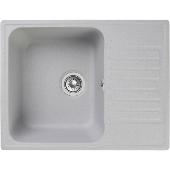 Мойка GranFest Quarz 13 1 чаша с крылом 620*480 серый