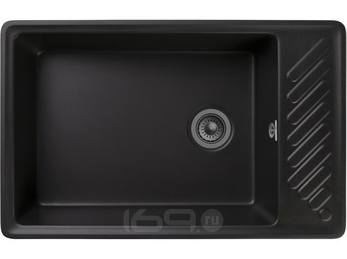 Мойка GranFest Quarz 51 1 чаша с крылом 760*480 черный