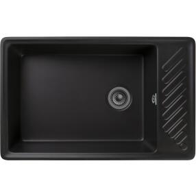 Мойка GranFest Quarz 51 1 чаша с крылом 760*480 черный