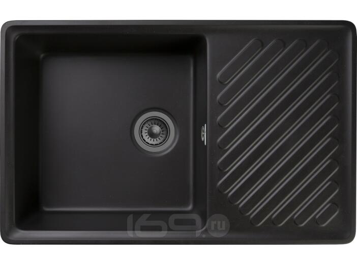 Мойка GranFest Quarz 52 1 чаша с крылом 760*480 черный