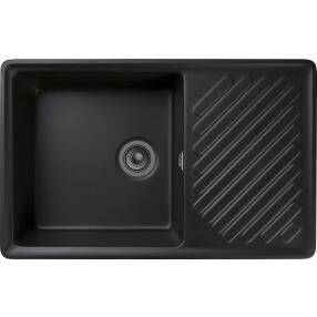 Мойка GranFest Quarz 52 1 чаша с крылом 760*480 черный