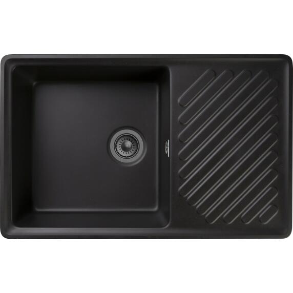Мойка GranFest Quarz 52 1 чаша с крылом 760*480 черный