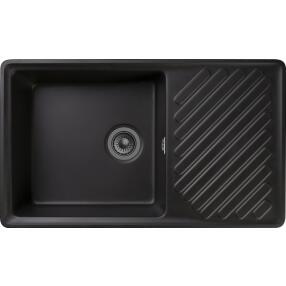 Мойка GranFest Quarz 53 1 чаша с крылом 860*480 черный