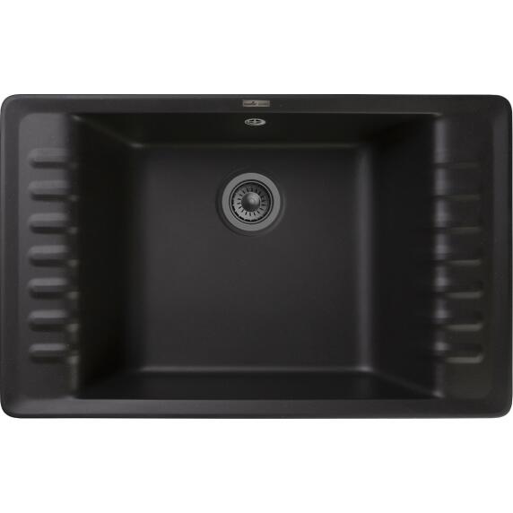 Мойка GranFest Quarz 71 1 чаша с крылом 760*480 черный