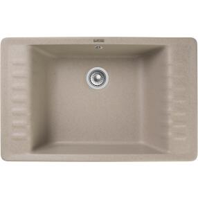 Мойка GranFest Quarz 71 1 чаша с крылом 760*480 песочный