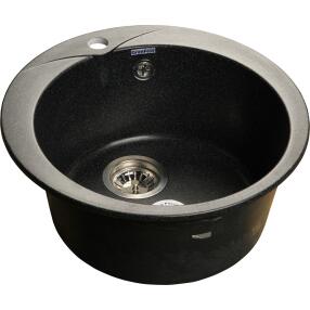 Мойка GranFest Rondo 480 1 чаша D-475мм черный
