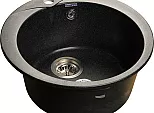 Мойка GranFest Rondo 480 1 чаша D-475мм черный