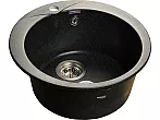 Мойка GranFest Rondo 480 1 чаша D-475мм черный