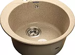 Мойка GranFest Rondo 480 1 чаша D-475мм песочный