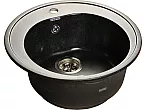 Мойка GranFest Rondo 510 1 чаша D-508мм черный