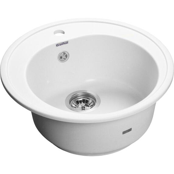 Мойка GranFest Rondo 510 1 чаша D-508мм иней