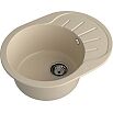 tumb 2 - Мойка GRANFEST RONDO 580L 1 чаша с крылом 579*445 кашемир