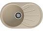 Мойка GRANFEST RONDO 750L 1 чаша с крылом 750*460 кашемир