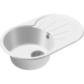 Мойка GranFest Rondo 750L 1 чаша с крылом 750*460мм иней