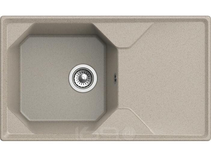 Мойка GranFest Unique 840L 1 чаша с крылом 840*500мм песочный