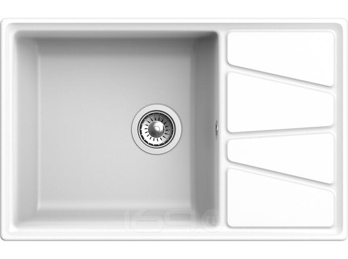 Мойка GranFest Vertex780L 1 чаша с крылом 780*500мм иней
