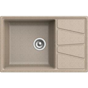 Мойка GranFest Vertex780L 1 чаша с крылом 780*500мм песочный
