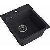 Мойка кварцевая ЭкоМ 4248 1-чаша 420*480мм черный