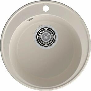 Мойка кварцевая ЭкоМ 4800 1-чаша D-480мм белый