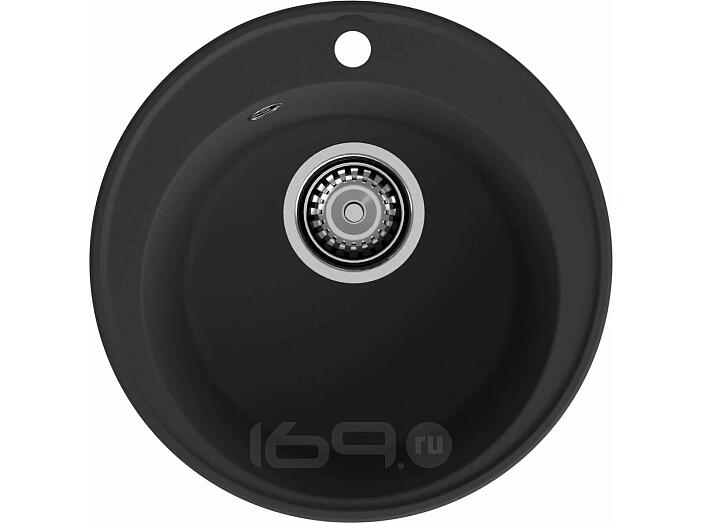 Мойка кварцевая ЭкоМ 4800 1-чаша D-480мм черный