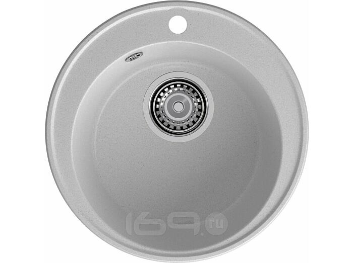 Мойка кварцевая ЭкоМ 4800 1-чаша D-480мм серый