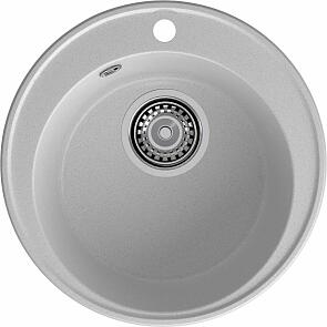 Мойка кварцевая ЭкоМ 4800 1-чаша D-480мм серый