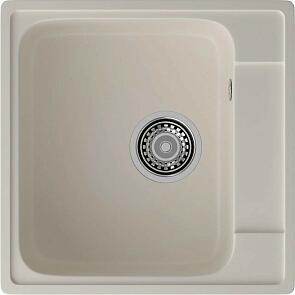 Мойка кварцевая ЭкоМ 4848 1-чаша 480*480мм белый