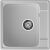 Мойка кварцевая ЭкоМ 4848 1-чаша 480*480мм серый