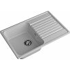 Мойка кварцевая ЭкоМ 7448 1-чаша+крыло 740*480мм серый