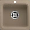 Мойка мрамор ЭкоМ М-430  1-чаша 432*432мм песочный