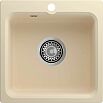 Мойка мрамор ЭкоМ М-430  1-чаша 432*432мм бежевый