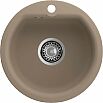 Мойка мрамор ЭкоМ М-435  1 чаша D-435мм песочный