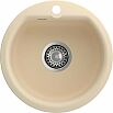 Мойка мрамор ЭкоМ М-435  1 чаша D-435мм бежевый