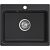 Мойка мрамор ЭкоМ М-520  1-чаша 520*430мм черный