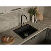 Мойка мрамор ЭкоМ М-520  1-чаша 520*430мм черный