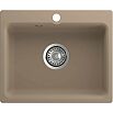 Мойка мрамор ЭкоМ М-520  1-чаша 520*430мм песочный