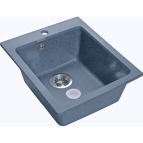 Мойка мрамор PRACTIK  GF-P--505  1-чаш. 505*430мм графит