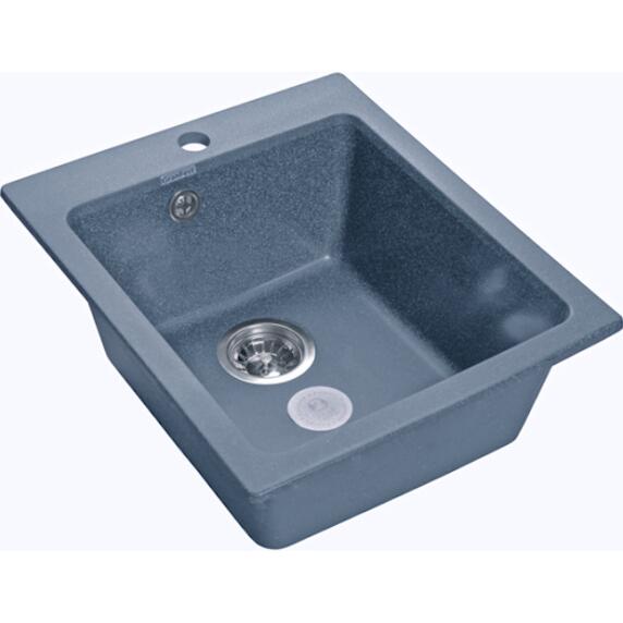 Мойка мрамор PRACTIK  GF-P--505  1-чаш. 505*430мм графит