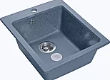 Мойка мрамор PRACTIK GF-P--505 1-чаш. 505*430мм графит