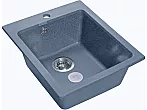 Мойка мрамор PRACTIK GF-P--505 1-чаш. 505*430мм графит