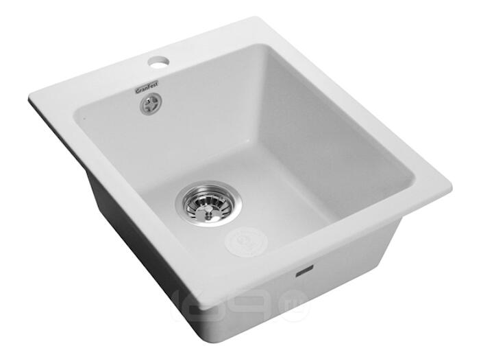 Мойка мрамор PRACTIK  GF-P--505  1-чаш. 505*430мм иней