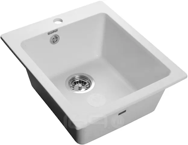 Мойка мрамор PRACTIK GF-P--505 1-чаш. 505*430мм иней
