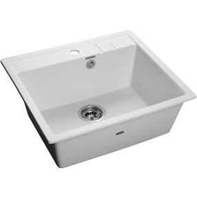 Мойка мрамор QUADRO GF-Q--560 1-чаш. 560*500мм иней