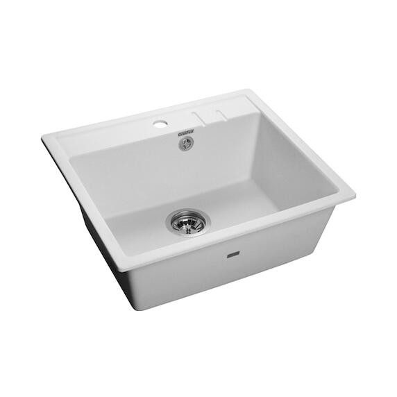 Мойка мрамор QUADRO GF-Q--560 1-чаш. 560*500мм иней