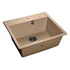 Мойка мрамор QUADRO GF-Q--560 1-чаш. 560*500мм топаз