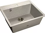 Мойка мрамор QUADRO GF-Q-561 1-чаш. 560*500мм серый