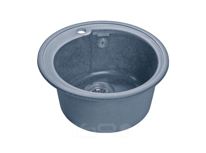Мойка мрамор RONDO GF-R--450  D=450 мм графит